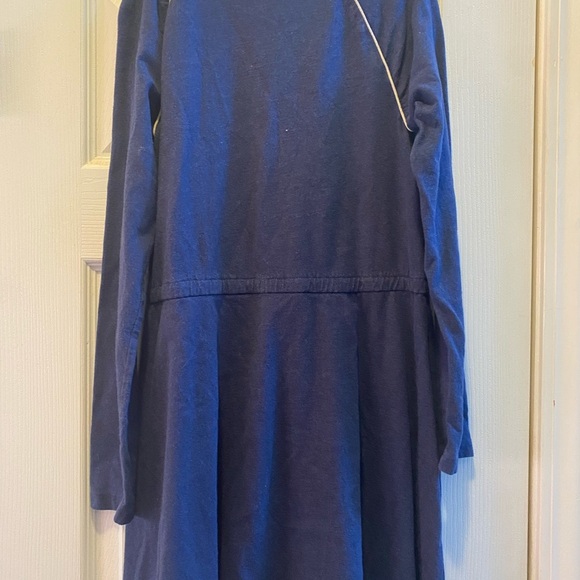 Boden Long Sleeve Gold Trim Skater Dress - Picture 6 of 6